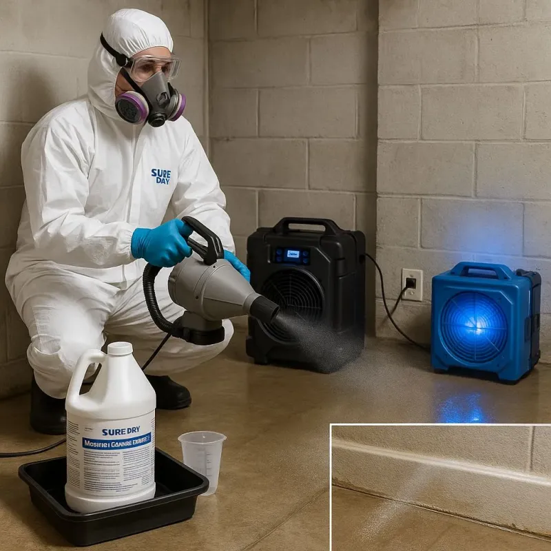Sanitization and Odor Removal process in Walkertown, NC